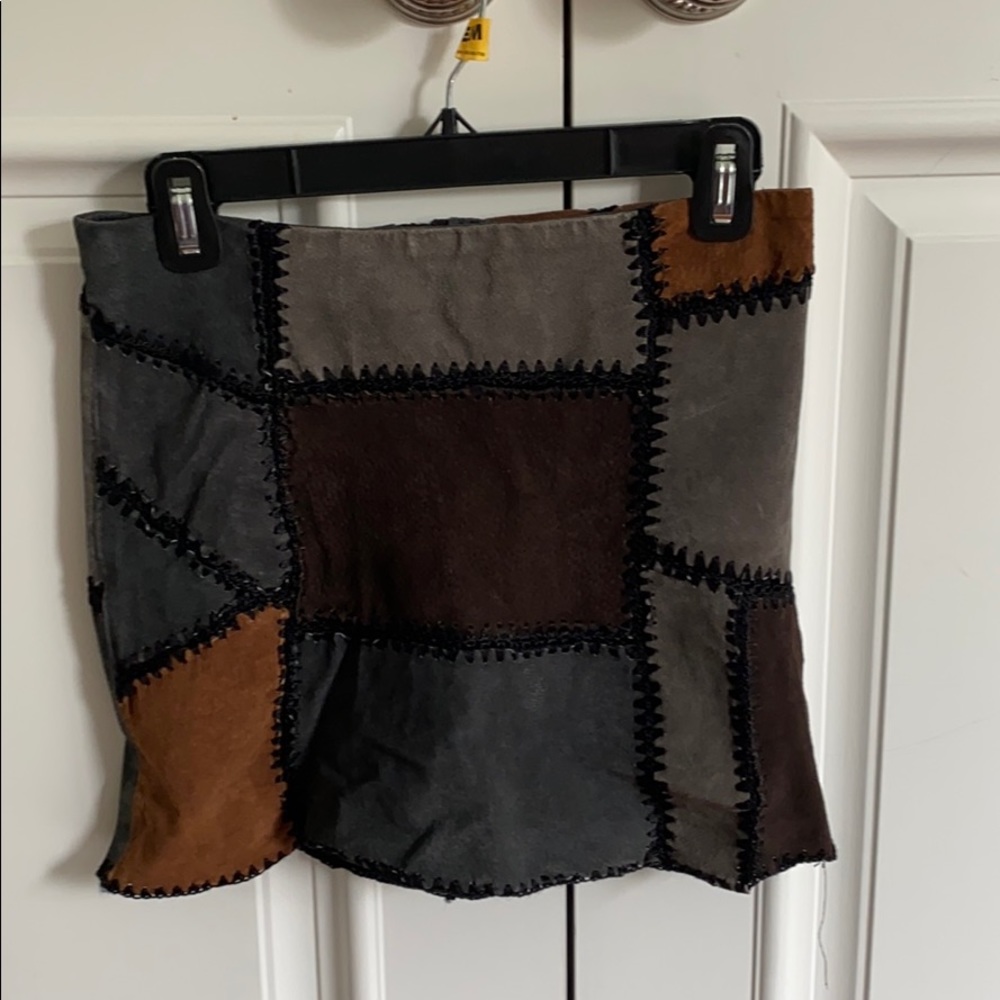 Zara Quilted Mini Skirt